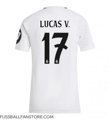 Real Madrid Lucas Vazquez #17 Replik Heimtrikot Damen 2024-25 Kurzarm